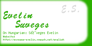 evelin suveges business card